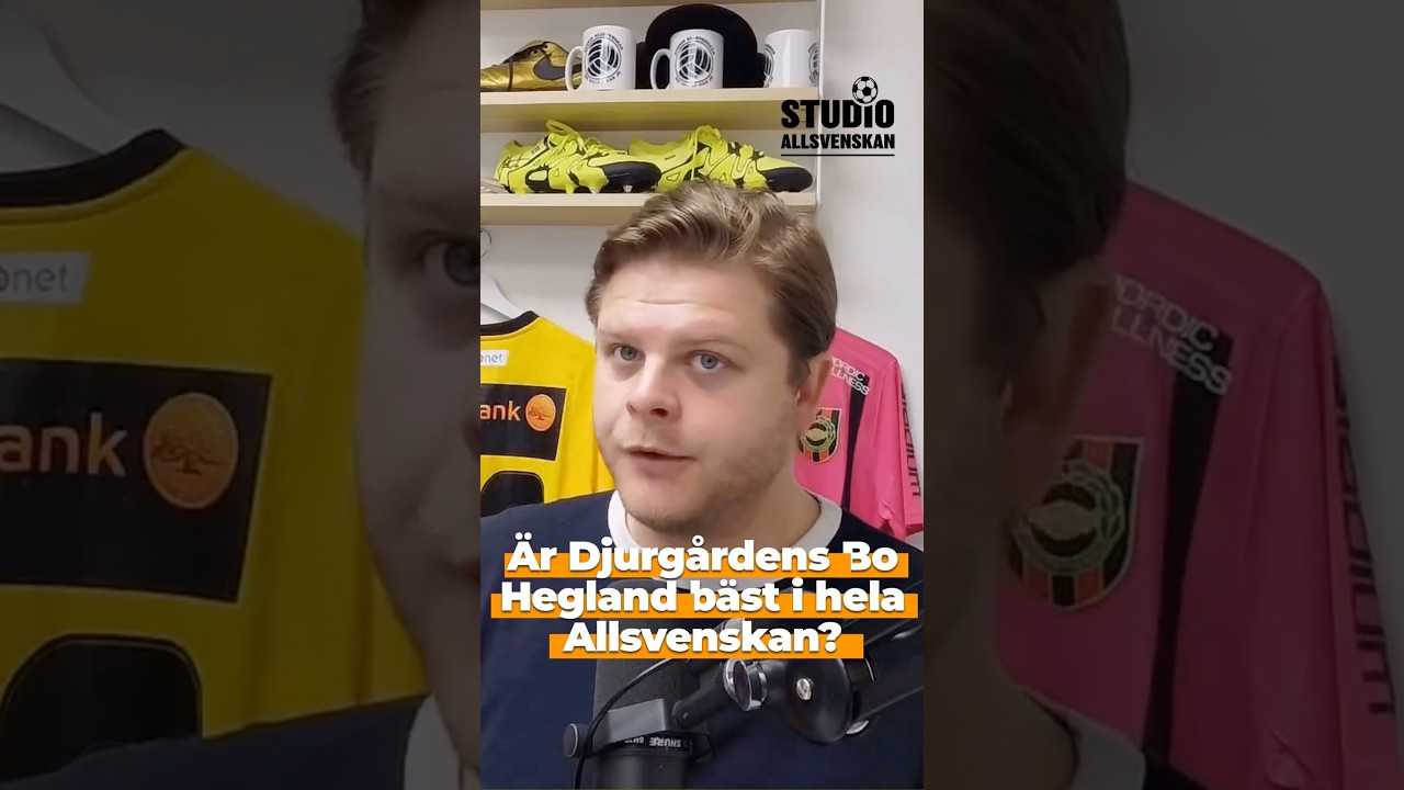 Utspelet: Djurgårdens mittfältsstjärna Bo Hegland är Allsvenskans bästa spelare
