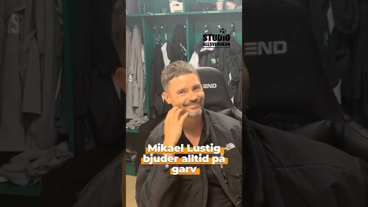 Mikael Lustig bjuder alltid på garv