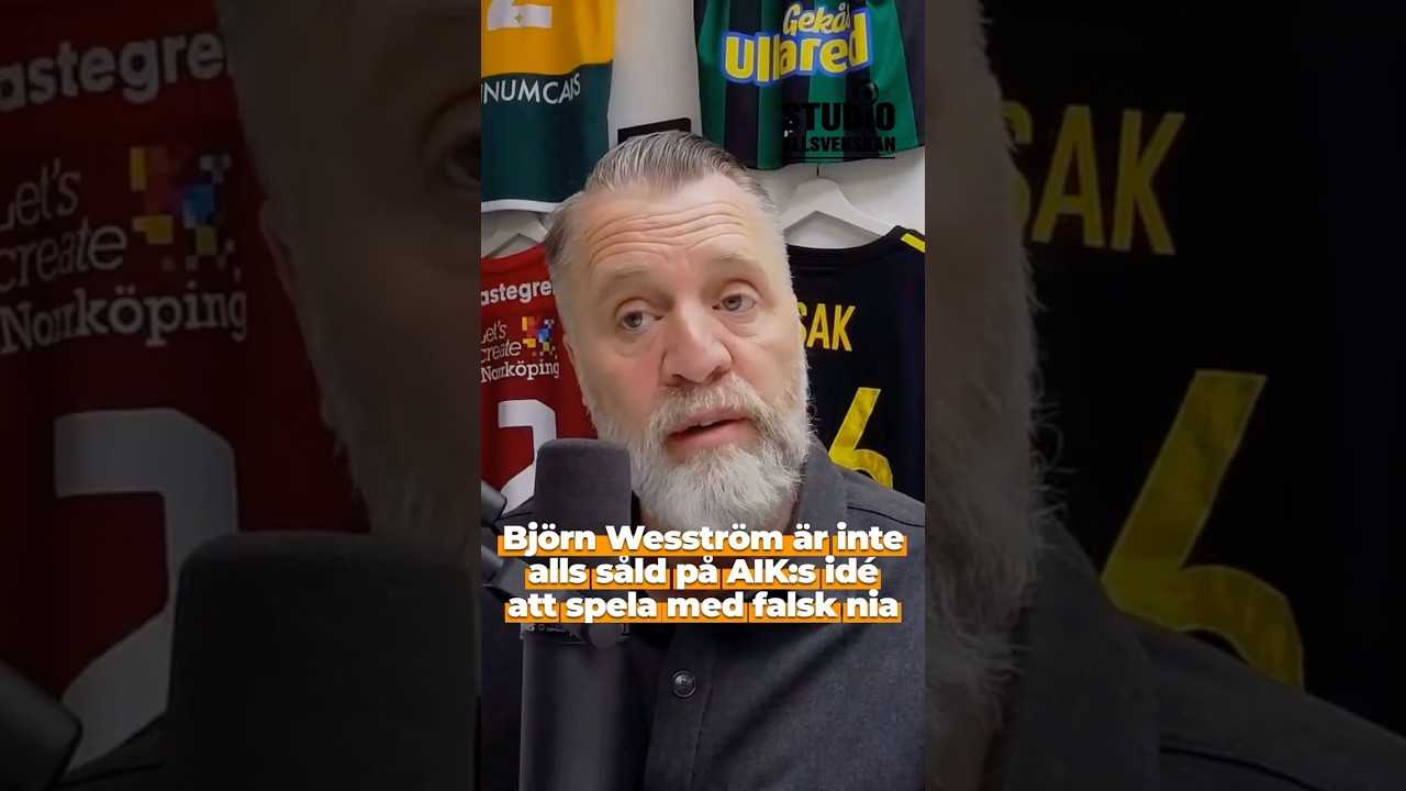 Björn Wesström är trött på att se en falsk nia i AIK