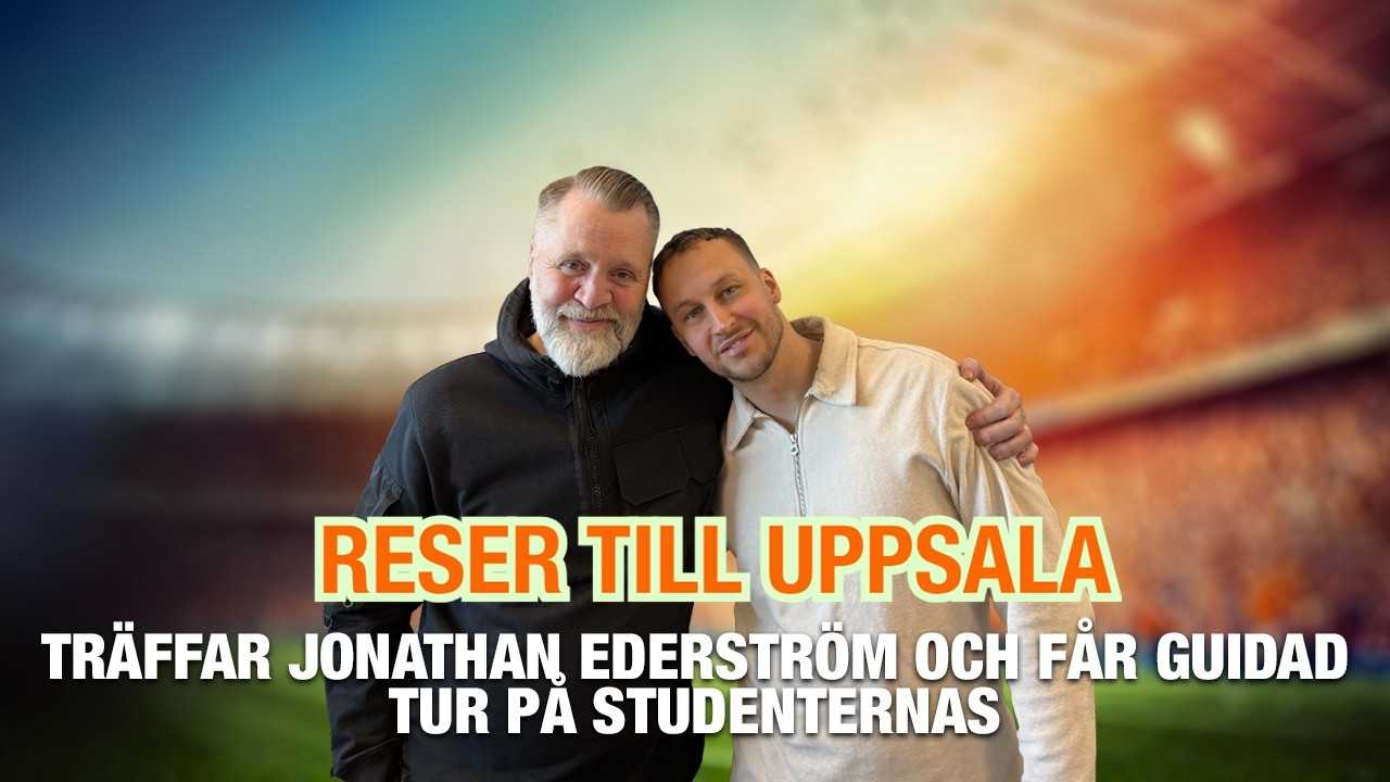 Reser till Uppsala – träffar Jonathan Ederström och får guidad tur på Studenternas
