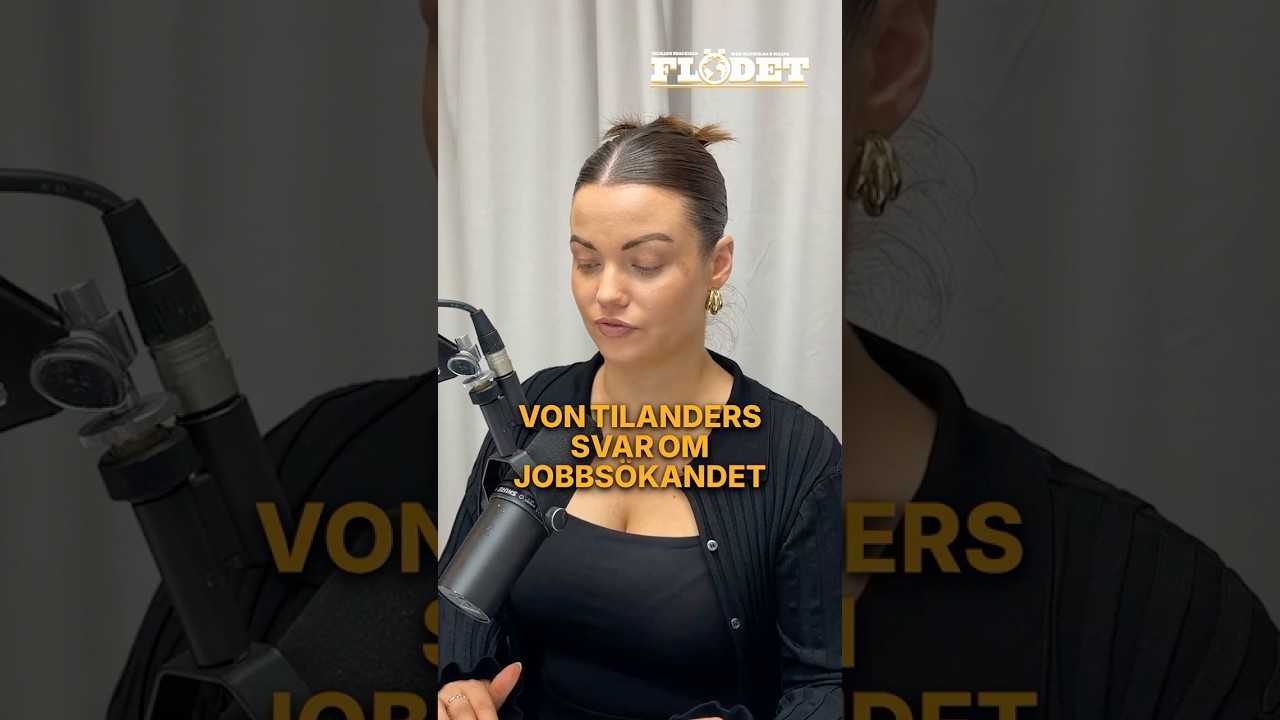 Von Tilanders svar om jobbsökandet