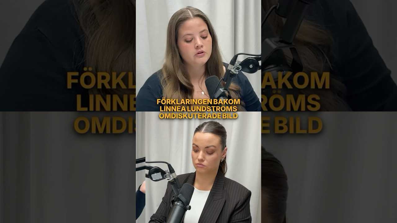 Linnéa Lundström förklarar omdiskuterade bilden