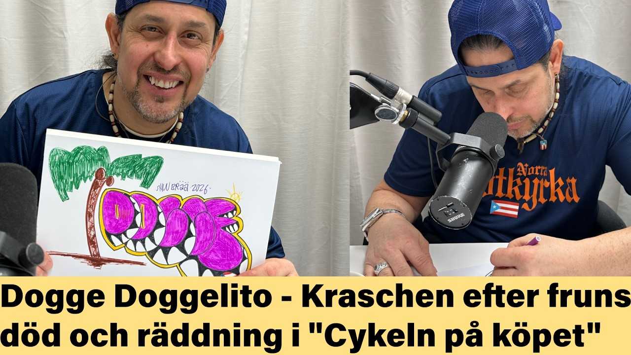 Dogge Doggelito - Kraschen efter fruns död och räddning i "Cykeln på köpet"