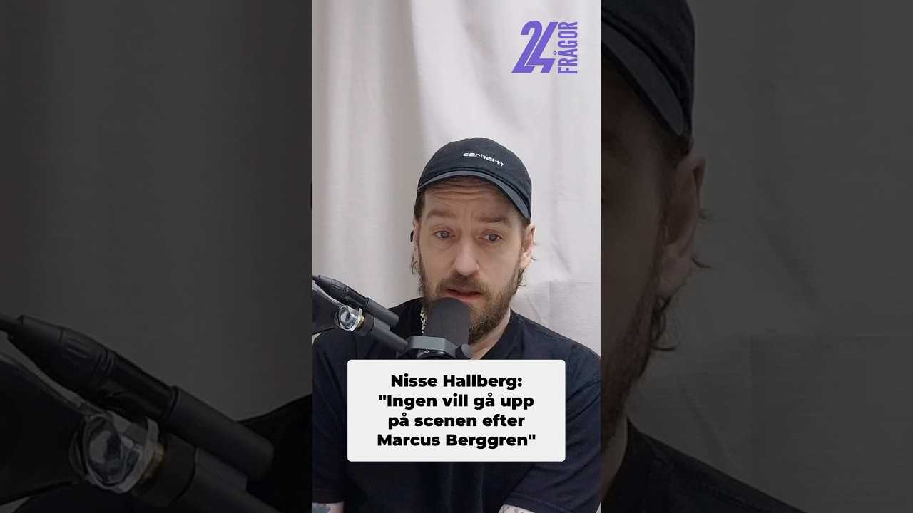 Nisse Hallberg: Ingen vill gå upp på scenen efter Marcus Berggren