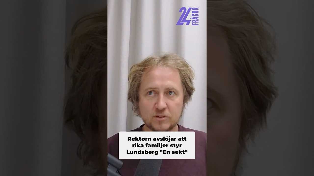 Rektorn avslöjar att rika familjer styr Lundsberg: "En sekt"