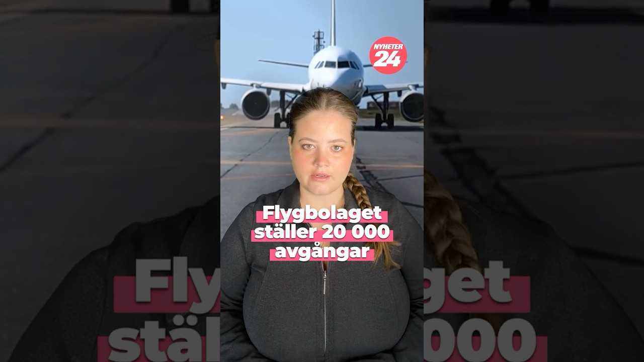 Flygbolaget ställer in 20 000 avgångar