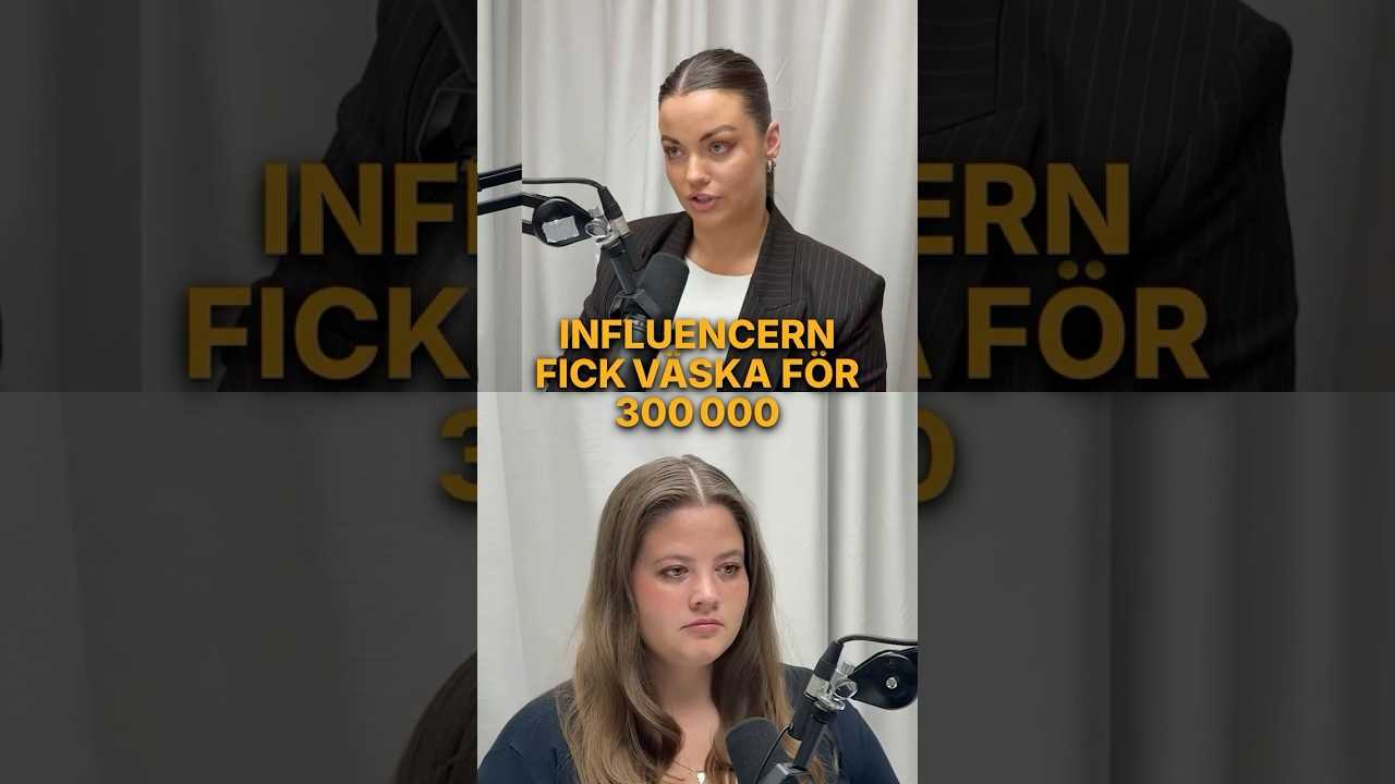 Influencern fick väska för 300 000 – mitt under dejten