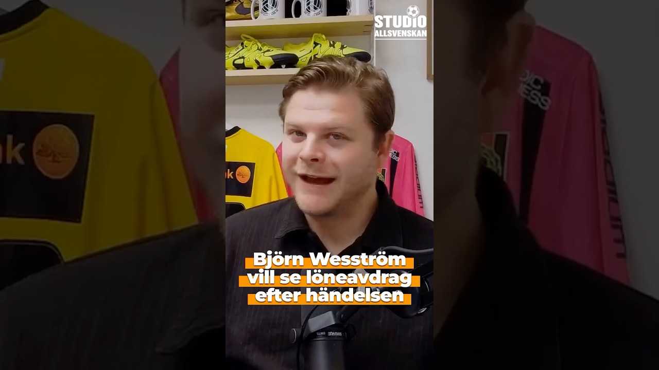Björn Wesström vill se drastiska åtgärder efter händelsen hos allsvenska klubben.