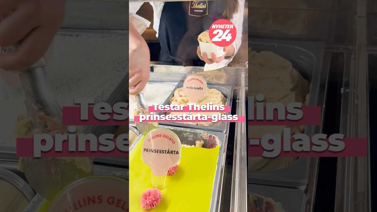 Testar Thelins prinsesstårta-glass