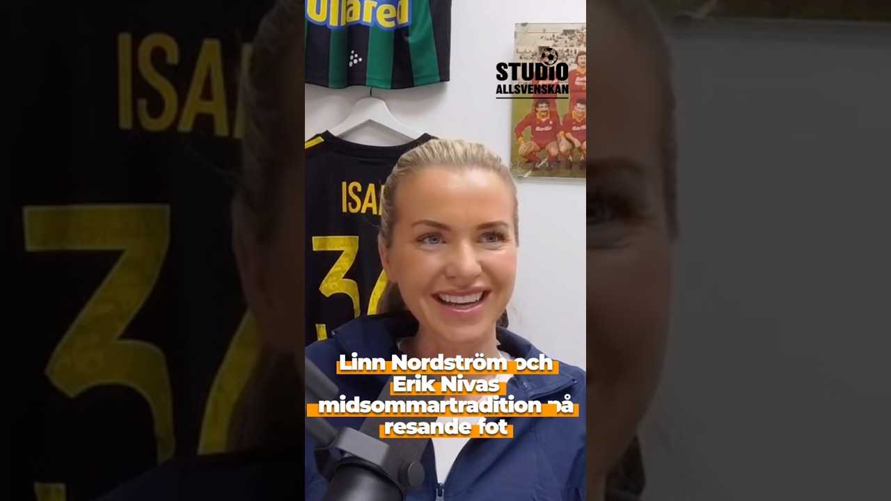 Sportbladets Linn Nordström avslöjar midsommartraditionen tillsammans med Erik Niva