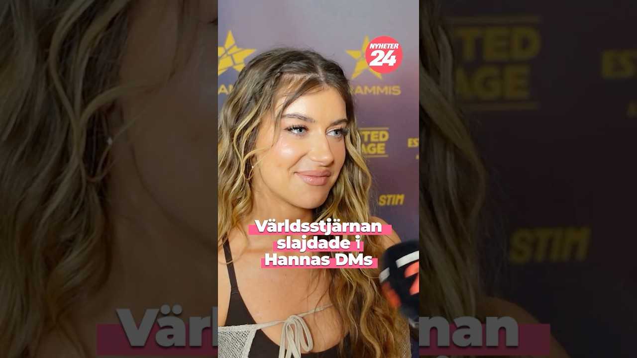 Hanna Ferm fick DM av världsstjärnan