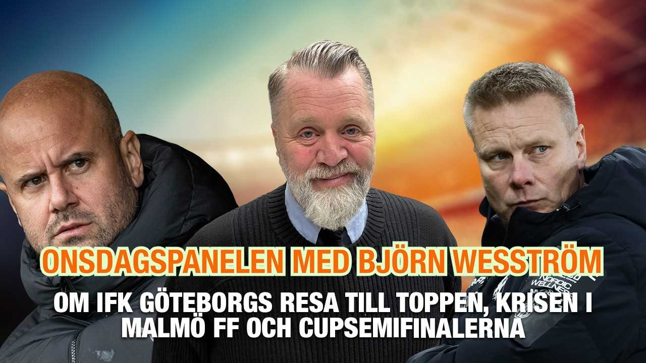 Onsdagspanelen med Björn Wesström – om Blåvitts resa till toppen, "krisen" i MFF och semifinalerna