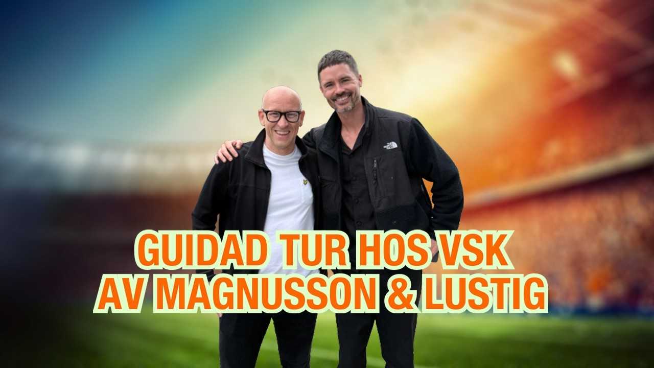 Besöker Västerås SK – får guidad tur av Billy Magnusson och Mikael Lustig