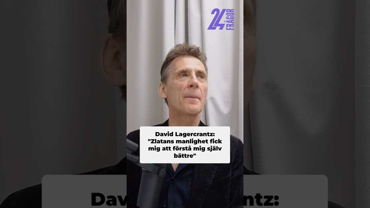 David Lagercrantz: Zlatans manlighet fick mig att förstå mig själv bättre"