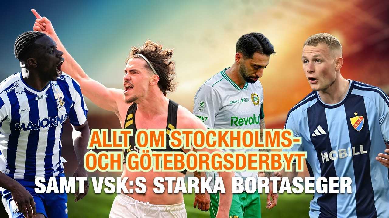Allt om Stockholms- och Göteborgsderbyt – samt VSK:s starka bortaseger