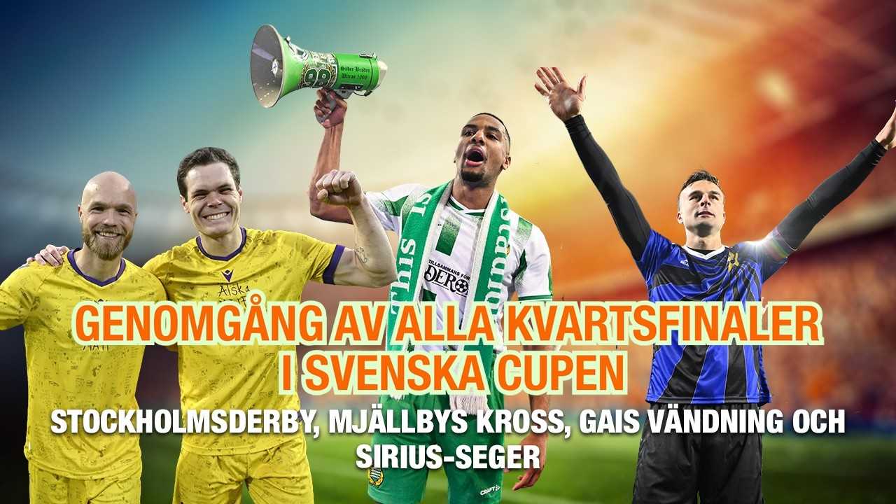 Cupkvartsfinalerna – Hammarbys derbyseger och Mjällbys kross
